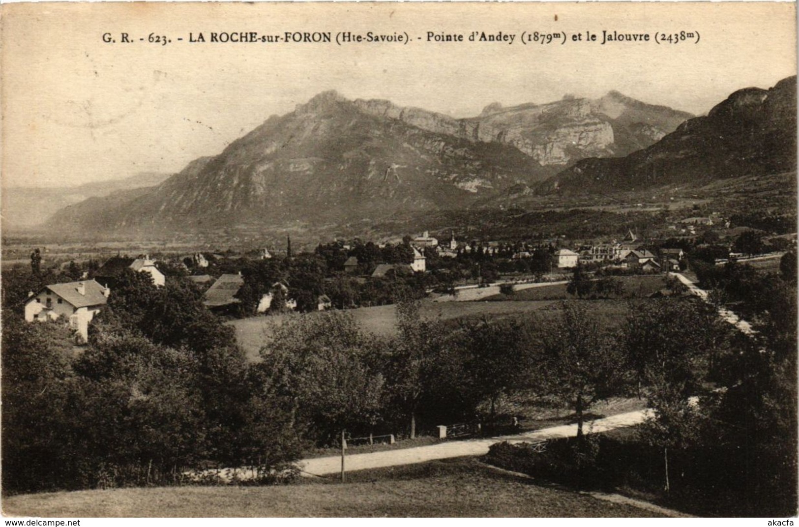 CPA LA ROCHE-sur-FORON - Pointe d'Andey (1899m) et le (247944)