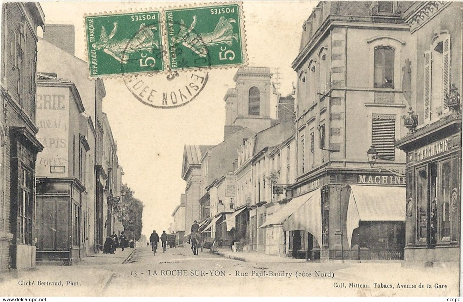 CPA La Roche-sur-Yon Rue Paul Baudry