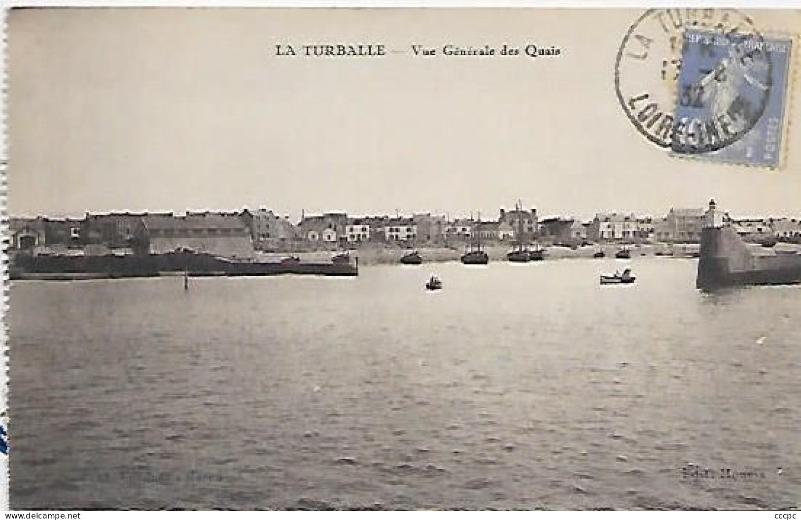 CPA La Turballe vue générale des Quais