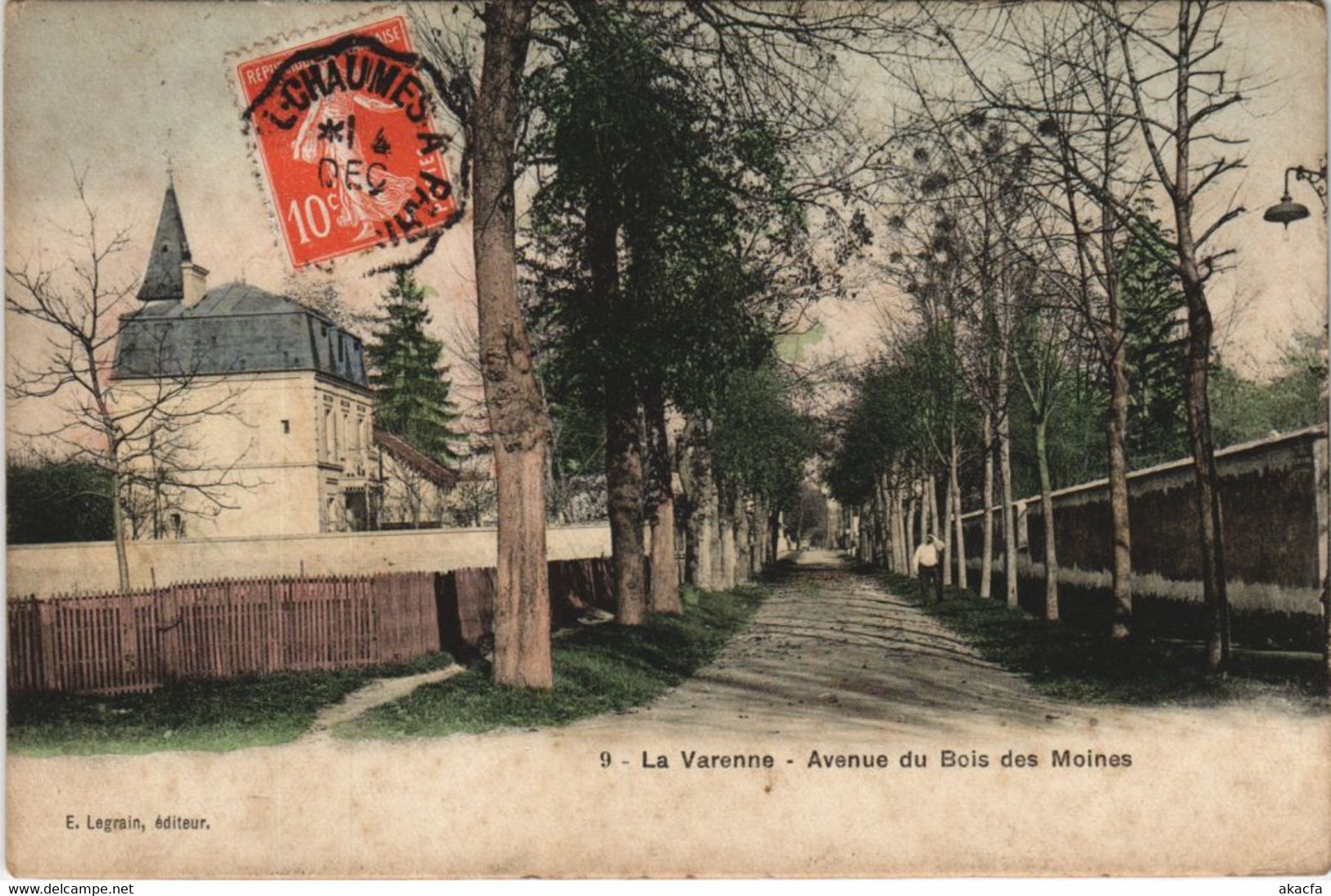 CPA LA VARENNE Avenue de Bois des Moines (805326)