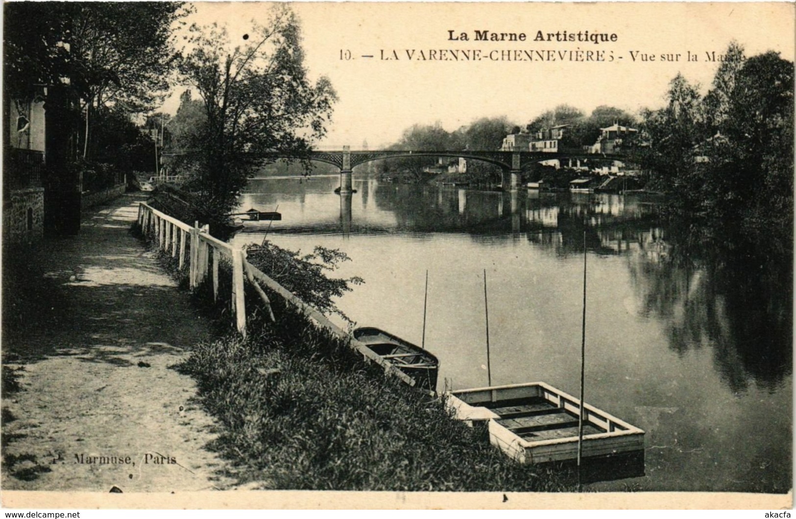 CPA LA VARENNE CHENNEVIERES - Vue sur la MARNE (275396)