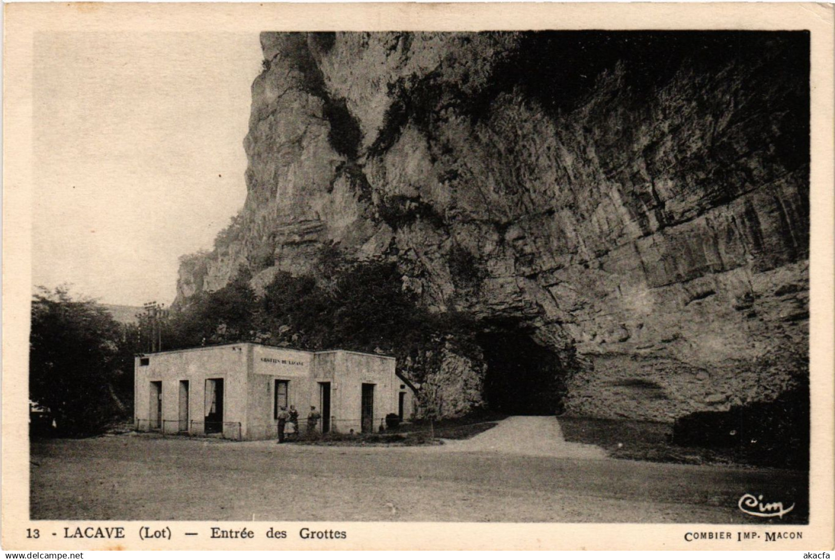 CPA LACAVE - Entrée des Grottes (353903)