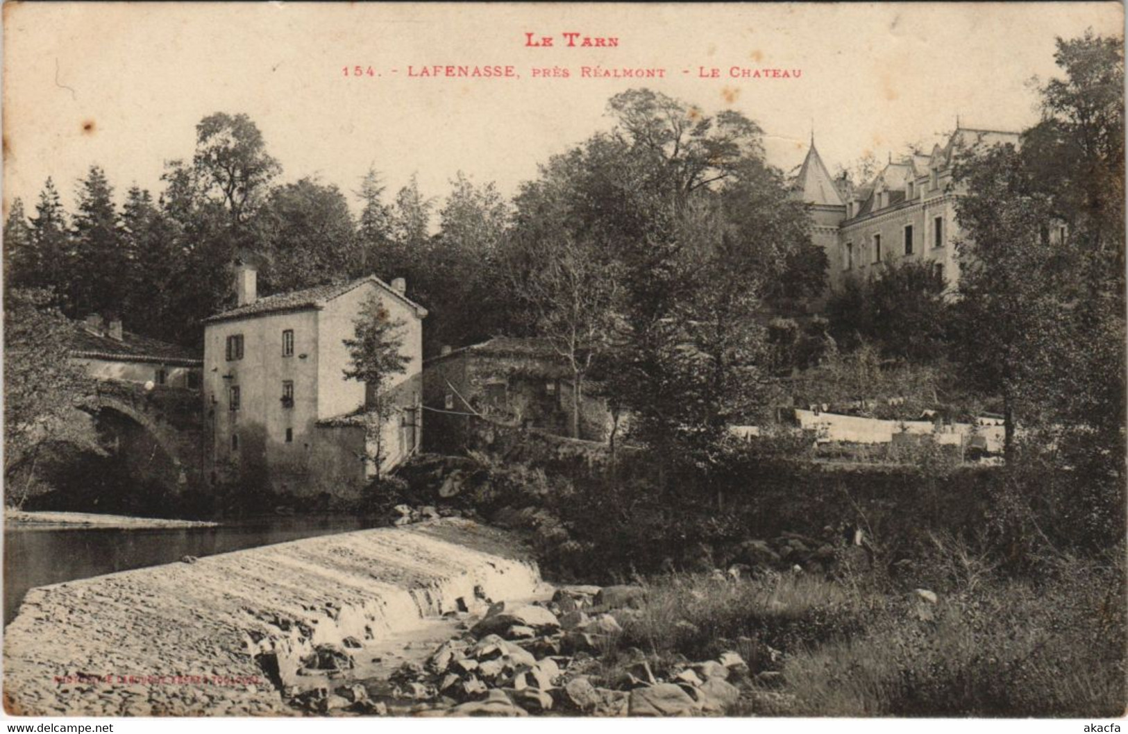 CPA LAFENASSE Le Chateau - pres Realmont (1087739)