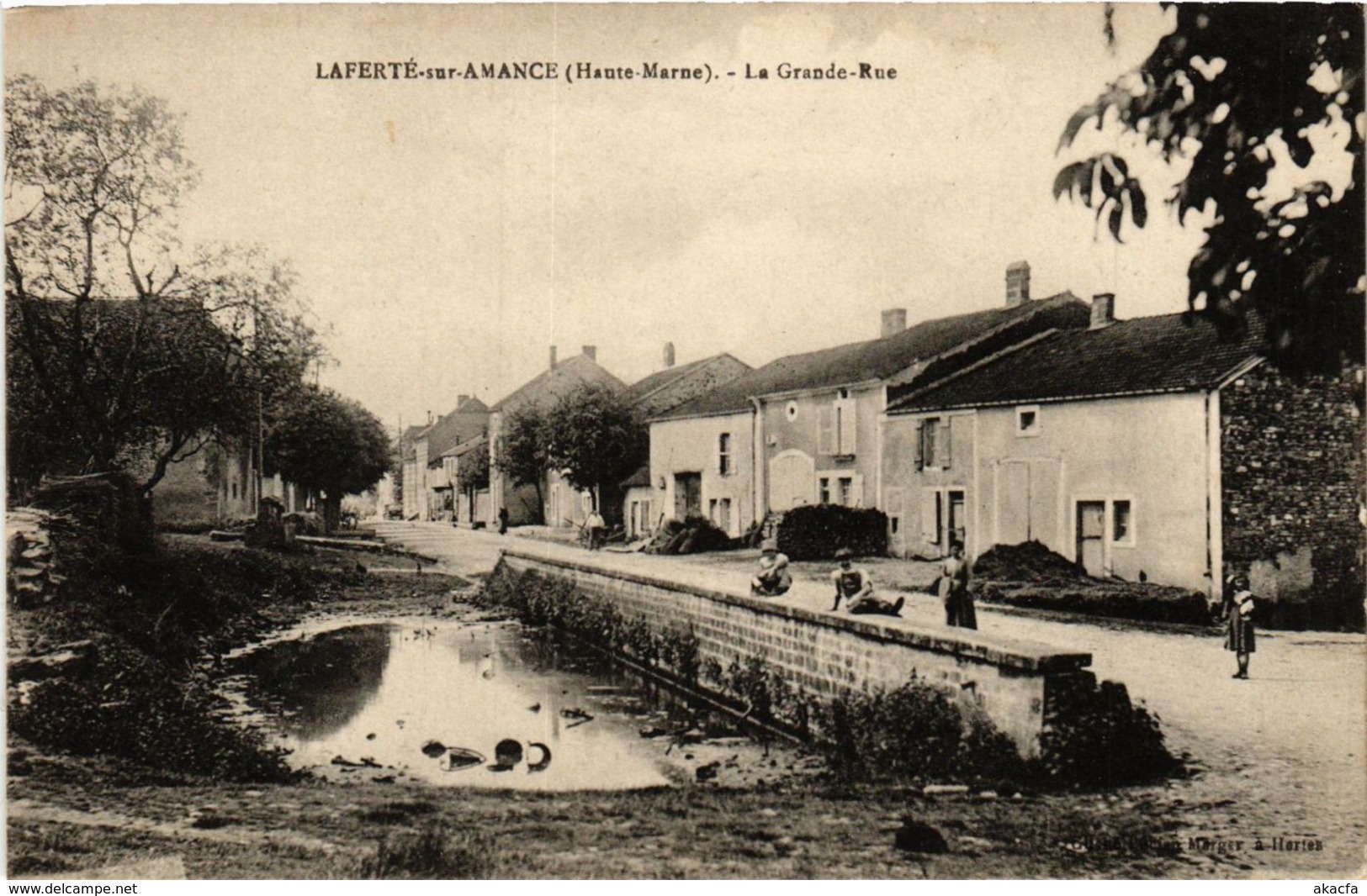 CPA Laferte sur Amance -la-GRANDE Rue (277095)