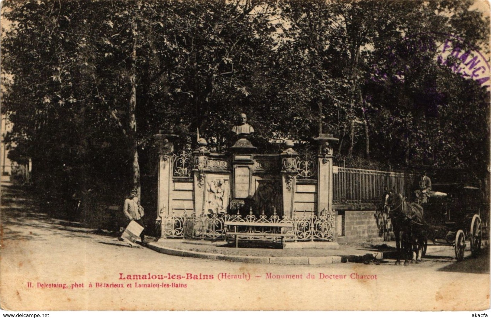 CPA Lamalou-les-BAINS Monument du Dr Charcot (984424)