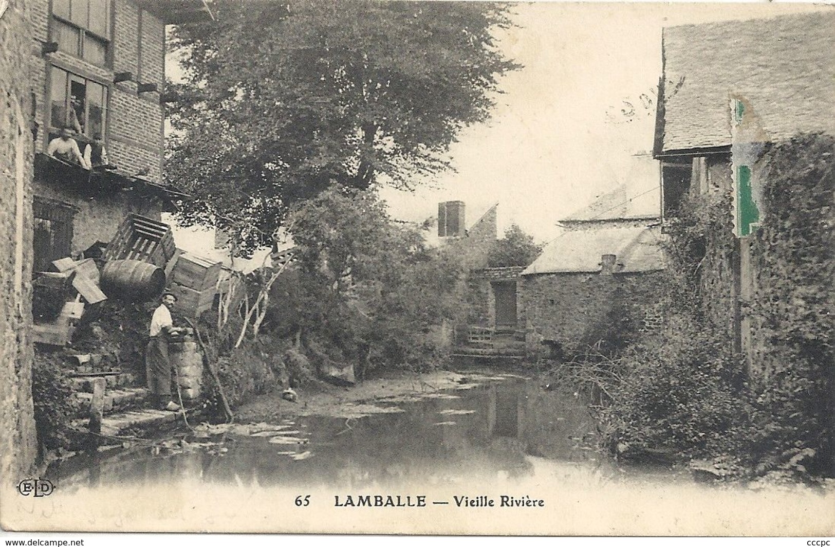 CPA Lamballe Vieille Rivière