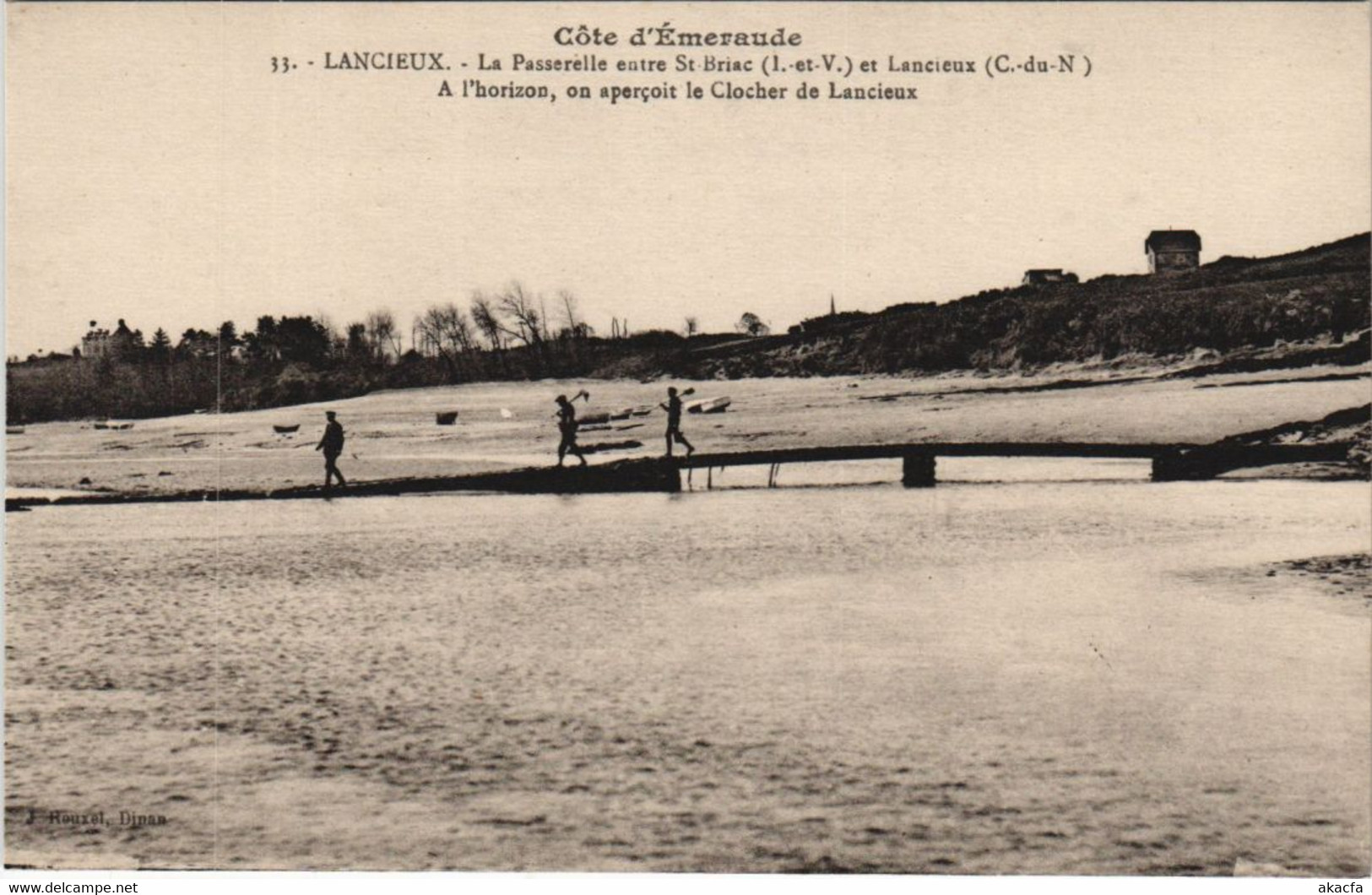 CPA LANCIEUX La Passarelle Entre Saint-Briac et Lancieux (1166100)