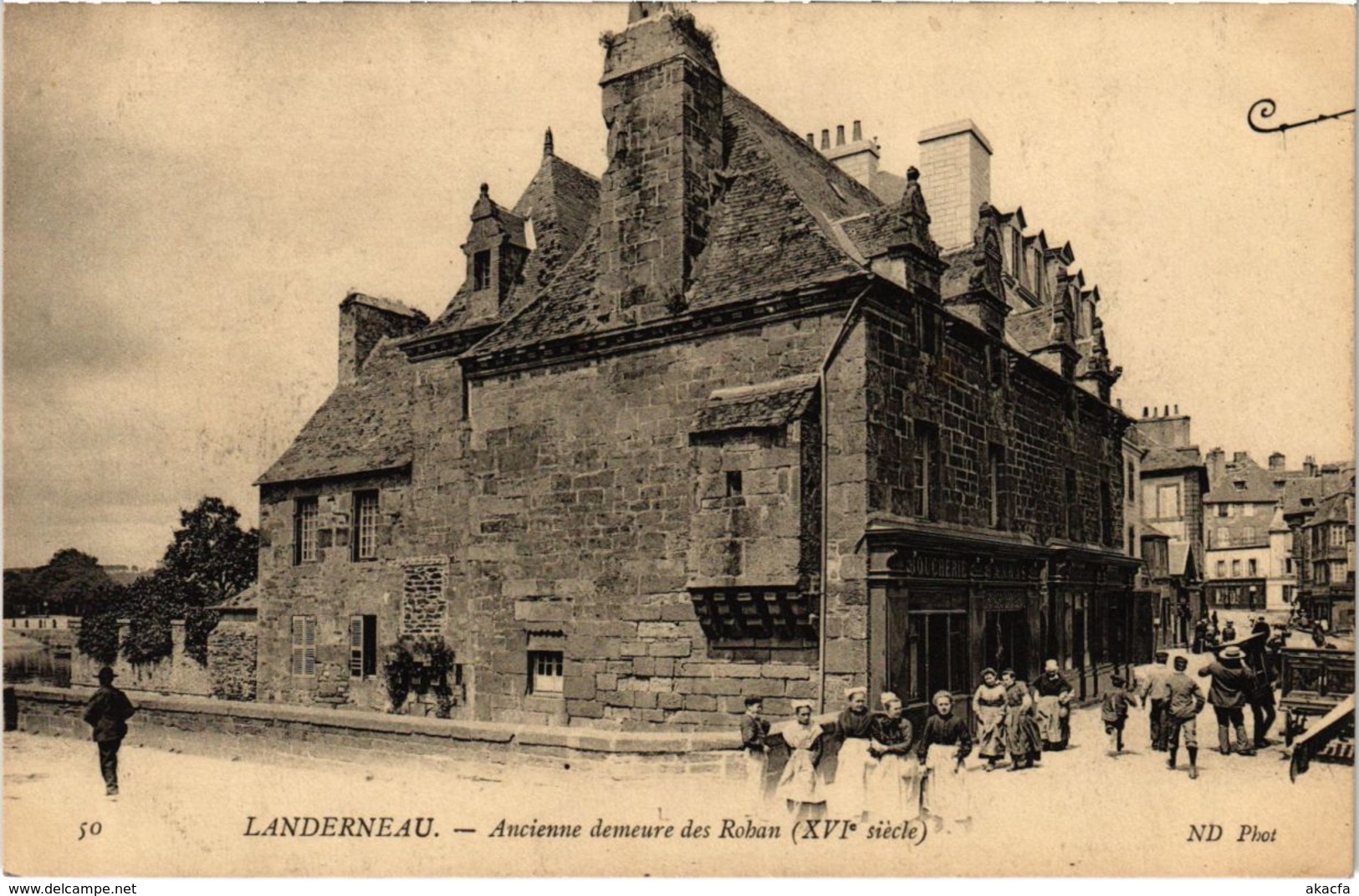 CPA Landerneau- Ancienne demeure des Rohan FRANCE (1026731)