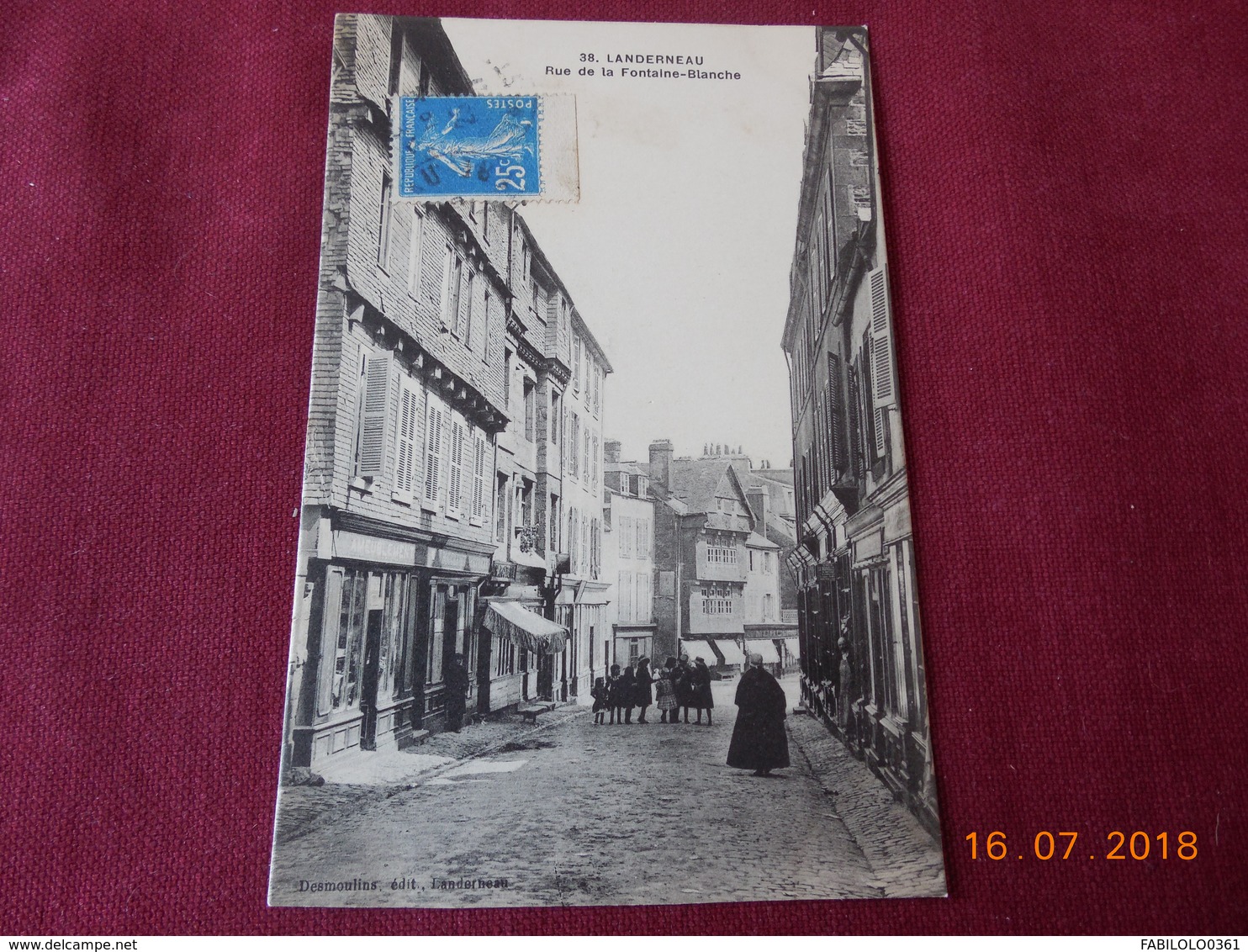 CPA - Landerneau - Rue de la Fontaine-Blanche