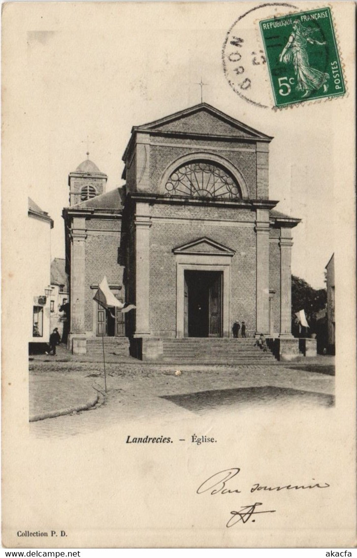 CPA LANDRECIES - Église (136039)