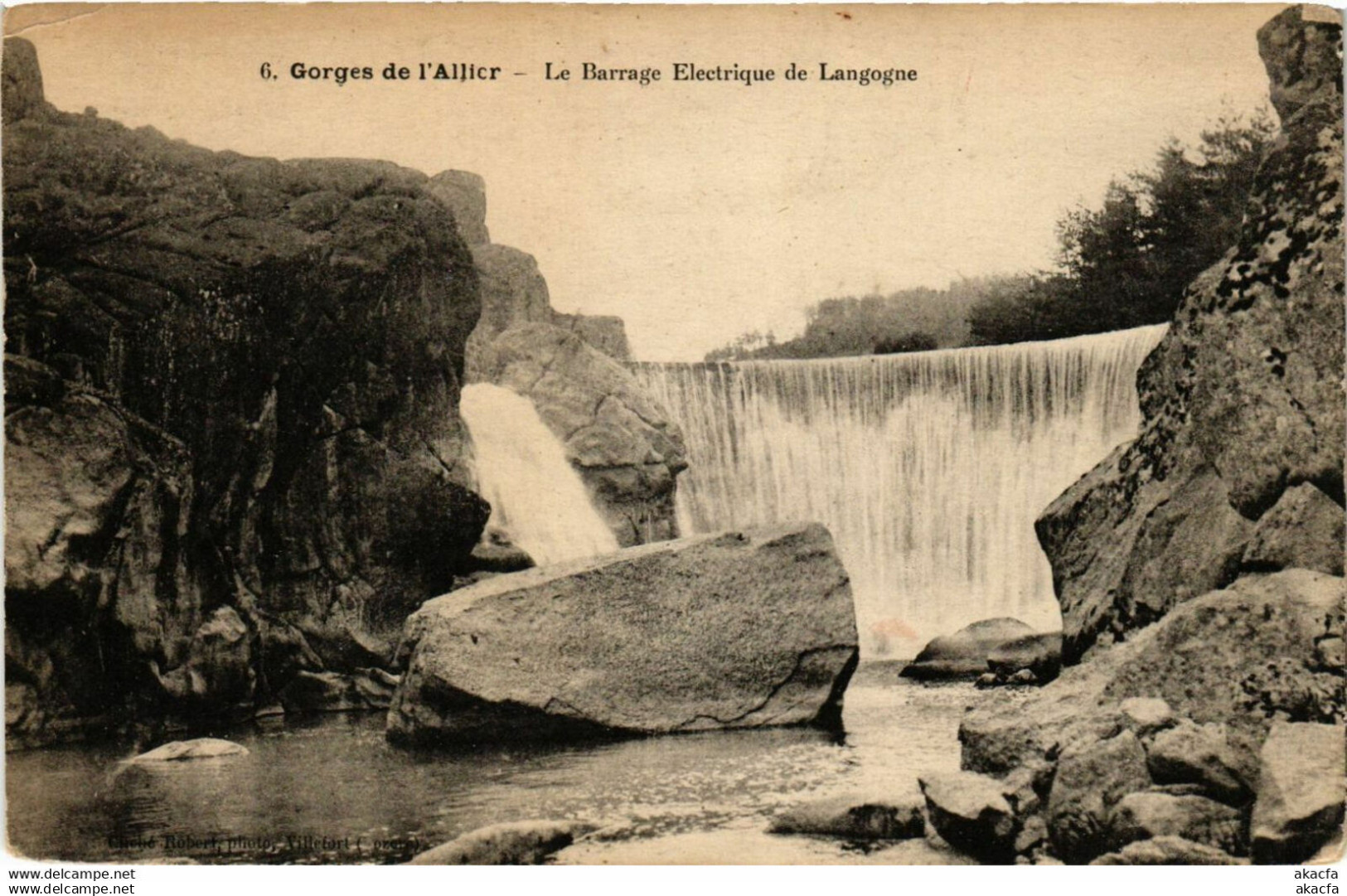 CPA LANGOGNE - Le Barrage Electrique de LANGOGNE - Gorges de l'Allier (638274)