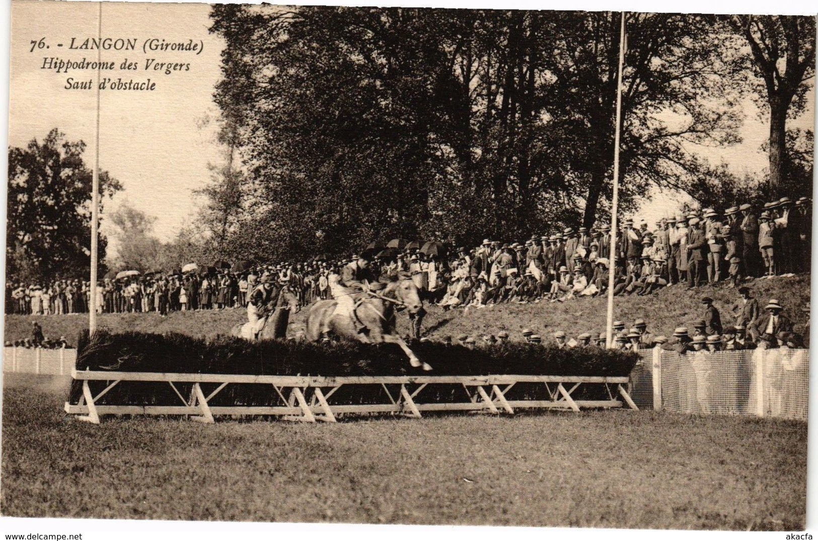 CPA LANGON - Hippodrome des vergers saut d'obstacle (192997)