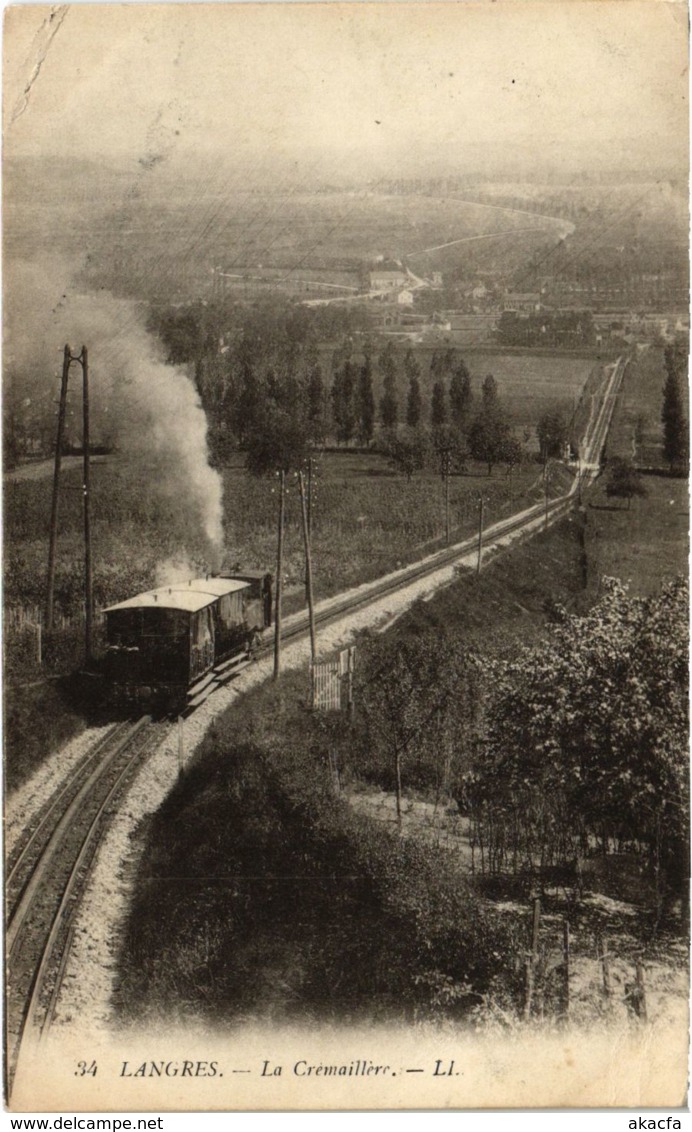 CPA LANGRES - La Cremaillere (995270)