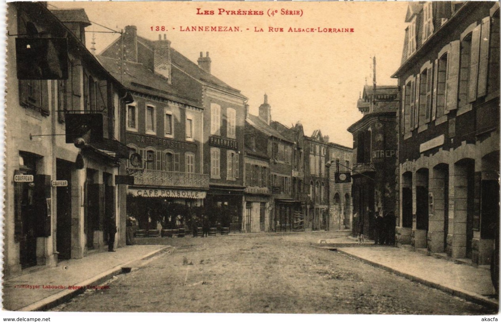 CPA Lannemezan - La Rue Alsace-Lorraine (110001)