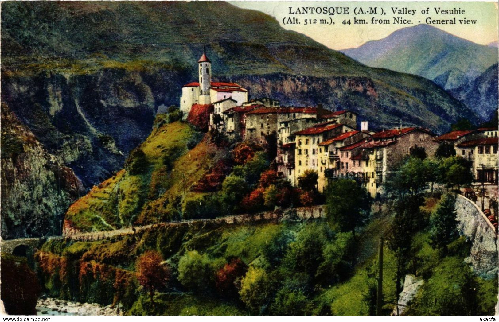 CPA LANTOSQUE Vale de la VÉSUBIE. Vue générale (376417)