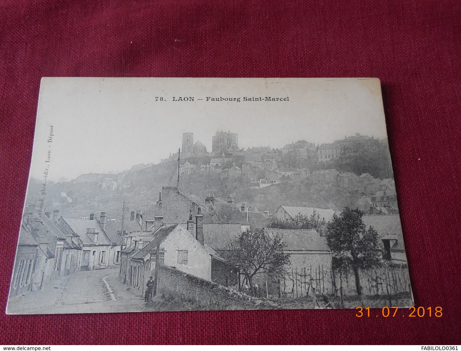 CPA - Laon - Faubourg Saint-Marcel