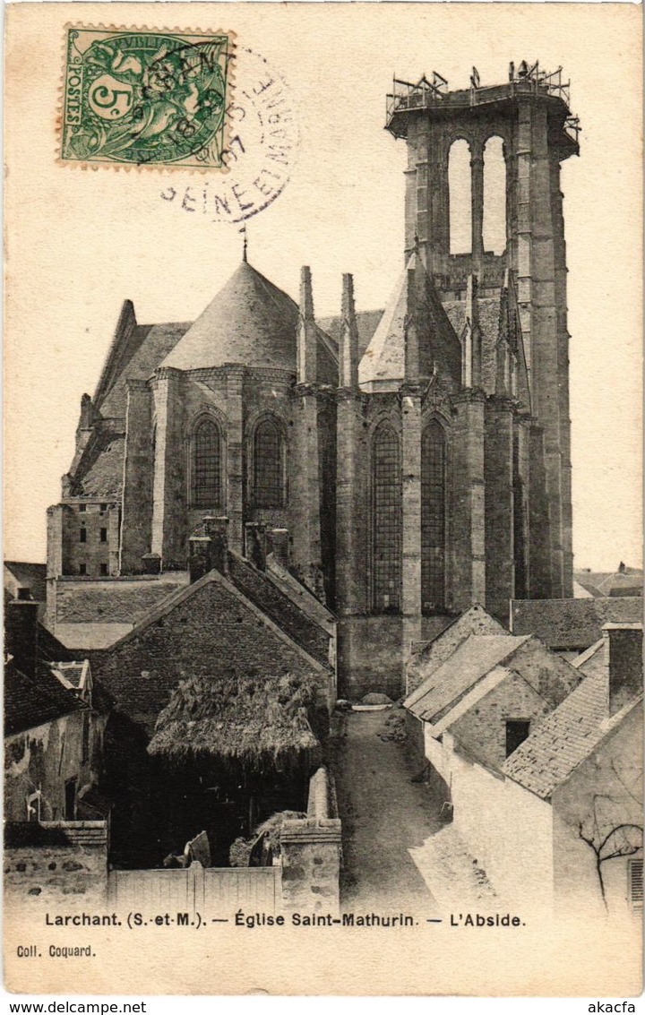 CPA Larchant - Eglise Saint-Mathurin - L'Abside (1038430)