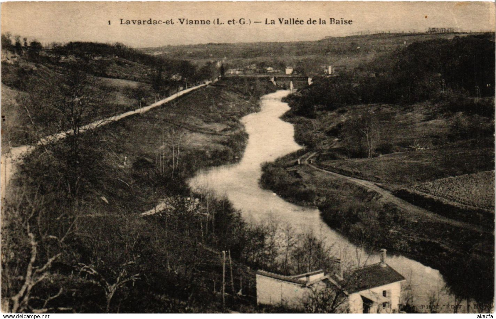 CPA Lavardac - Vianne - La Vallée de la Baise (638600)