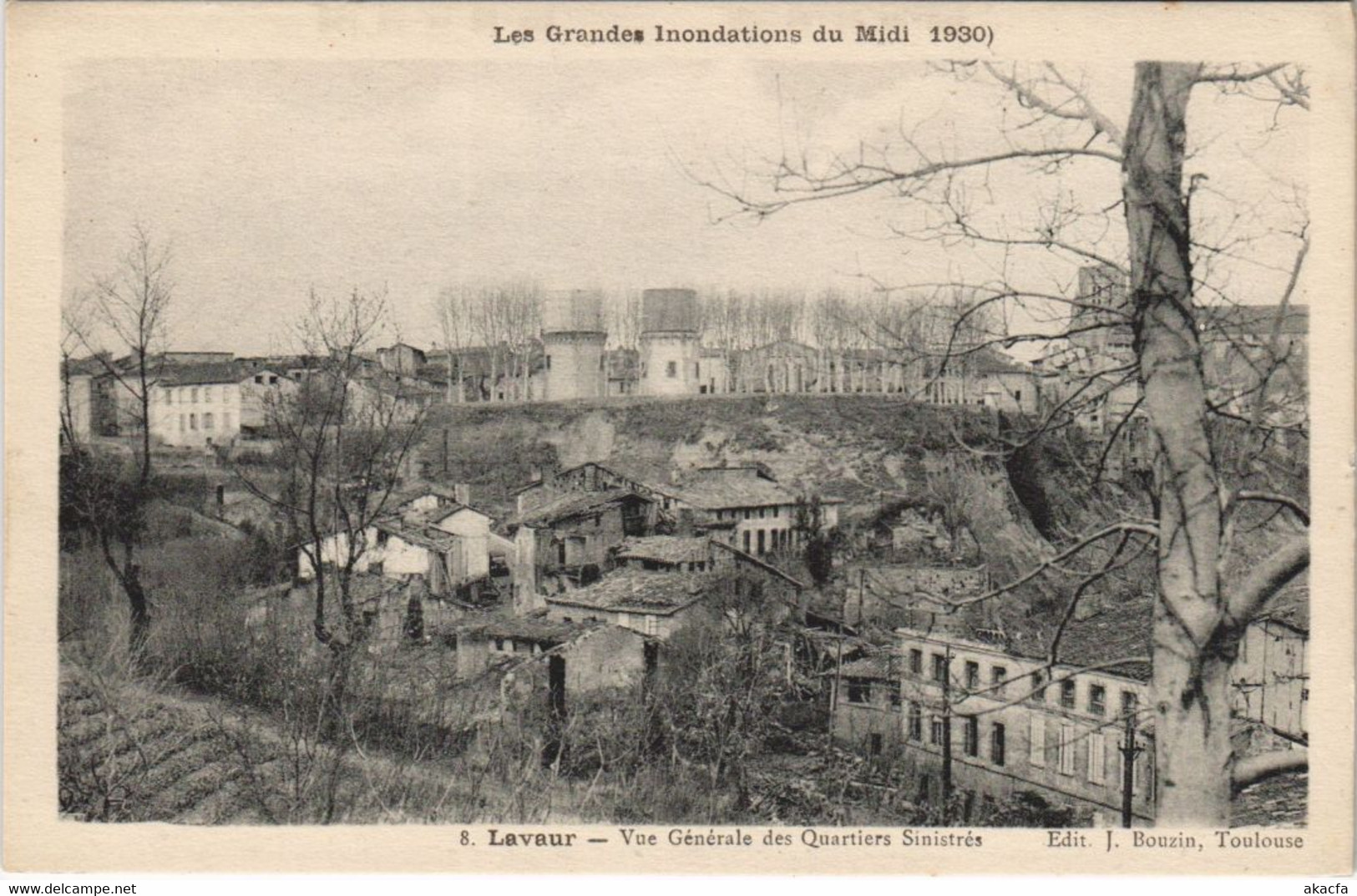 CPA LAVAUR Vue Generale des Quartiers Sinistres (1087629)