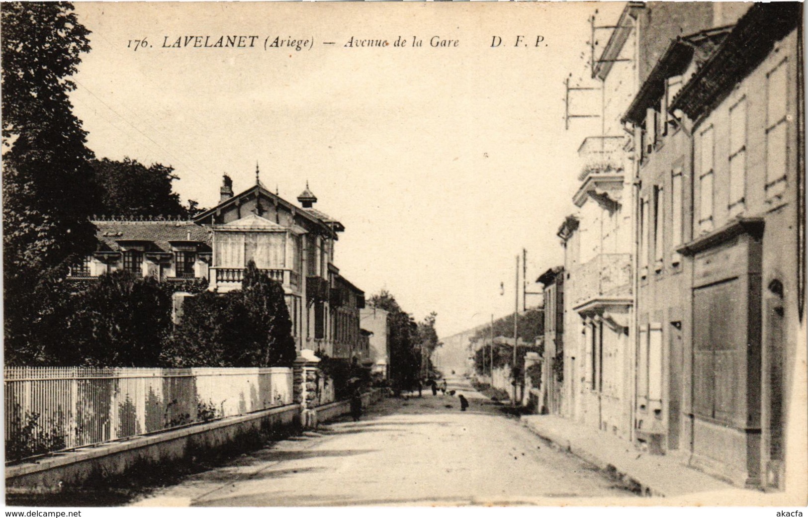 CPA LAVELANET Avenue de la Gare Ariege (101583)