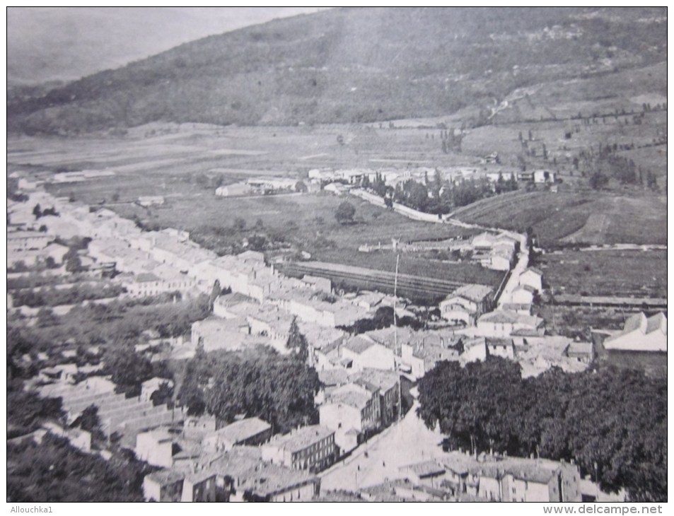 CPA LAVELANET  vue générale et route de Foix (Ariège 09 )-les Pyrénées ariégeoise editions DFP