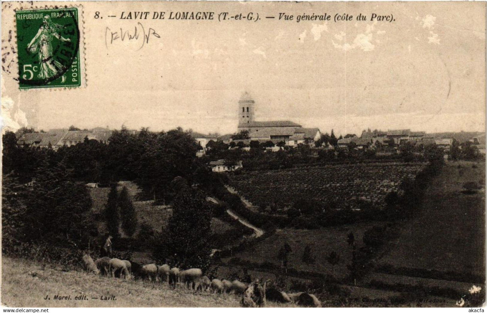 CPA LAVIT-de-LOMAGNE Vue générale (614862)