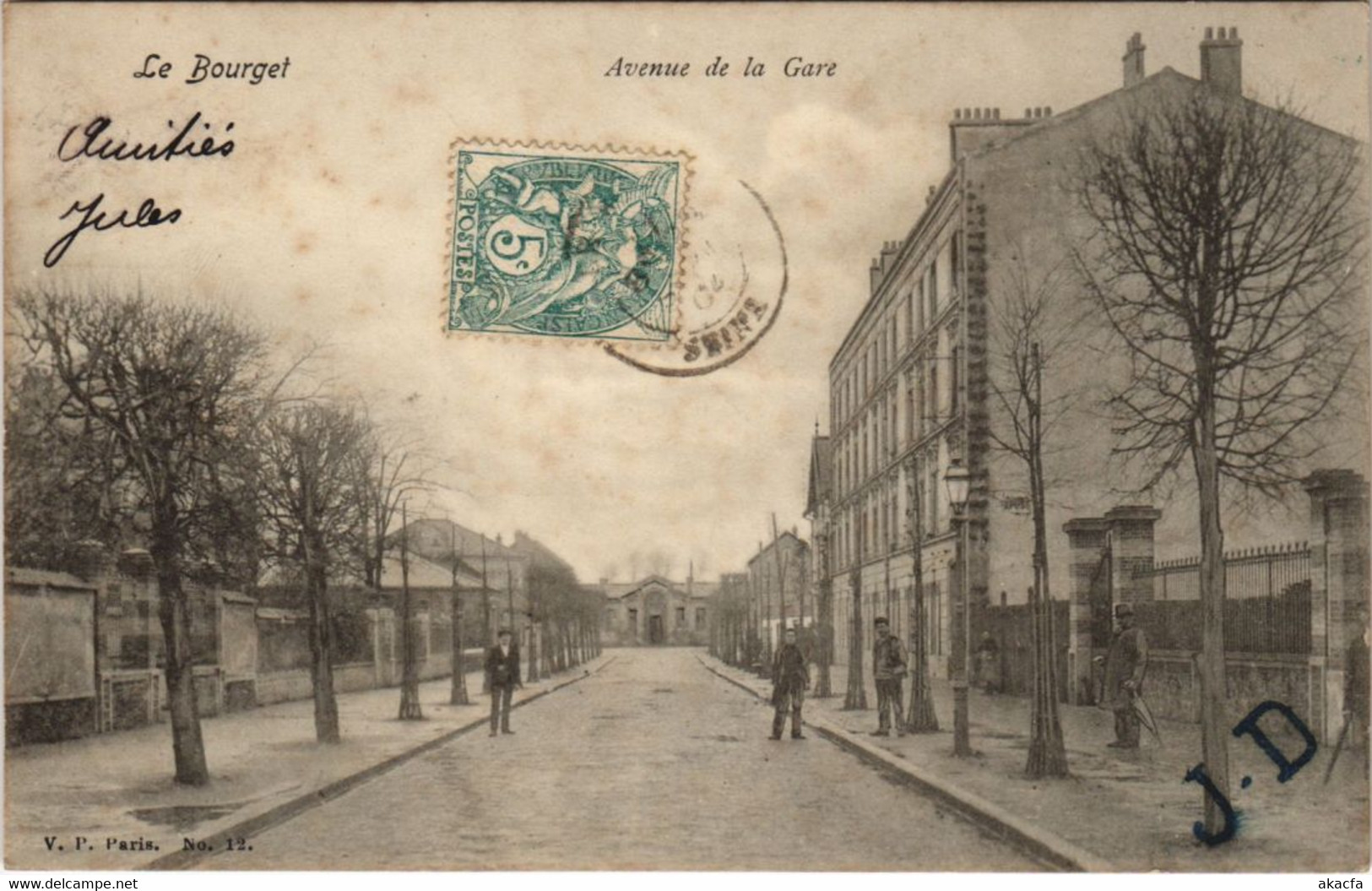 CPA LE BOURGET - Avenue de la Gare (44472)