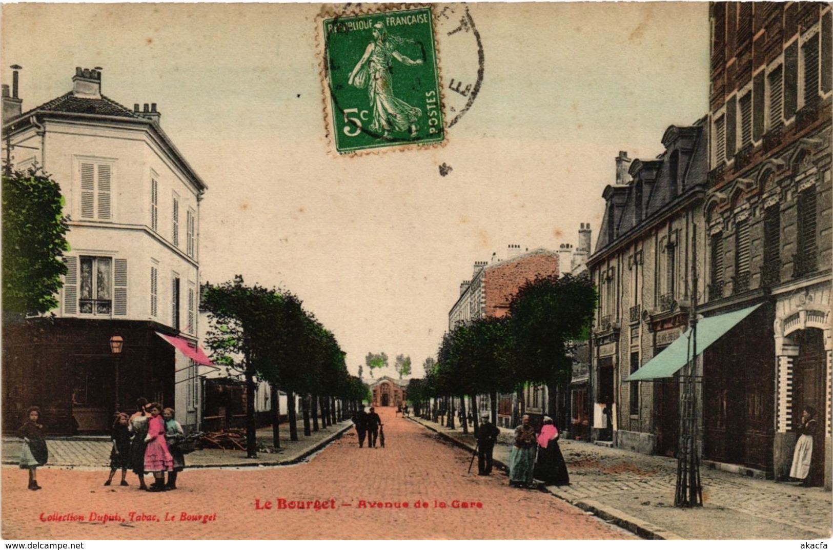 CPA LE BOURGET Avenue de la Gare (869145)