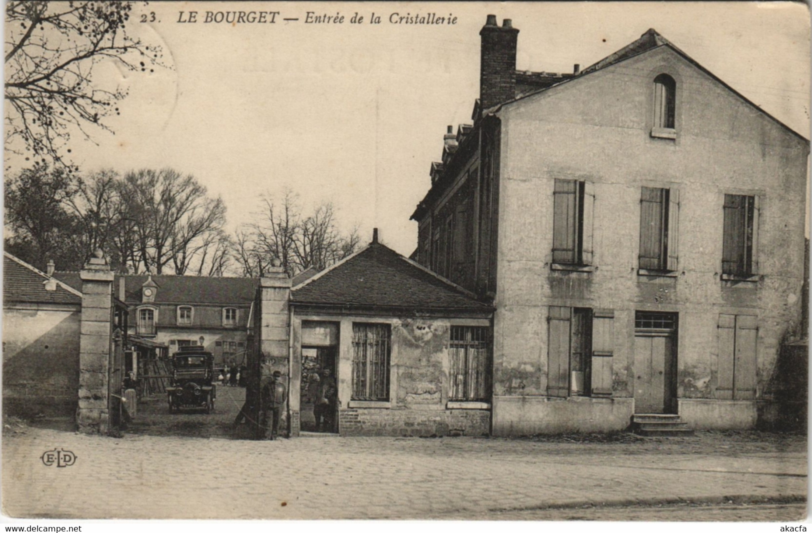 CPA LE BOURGET- Entree de la Christalleire (124029)