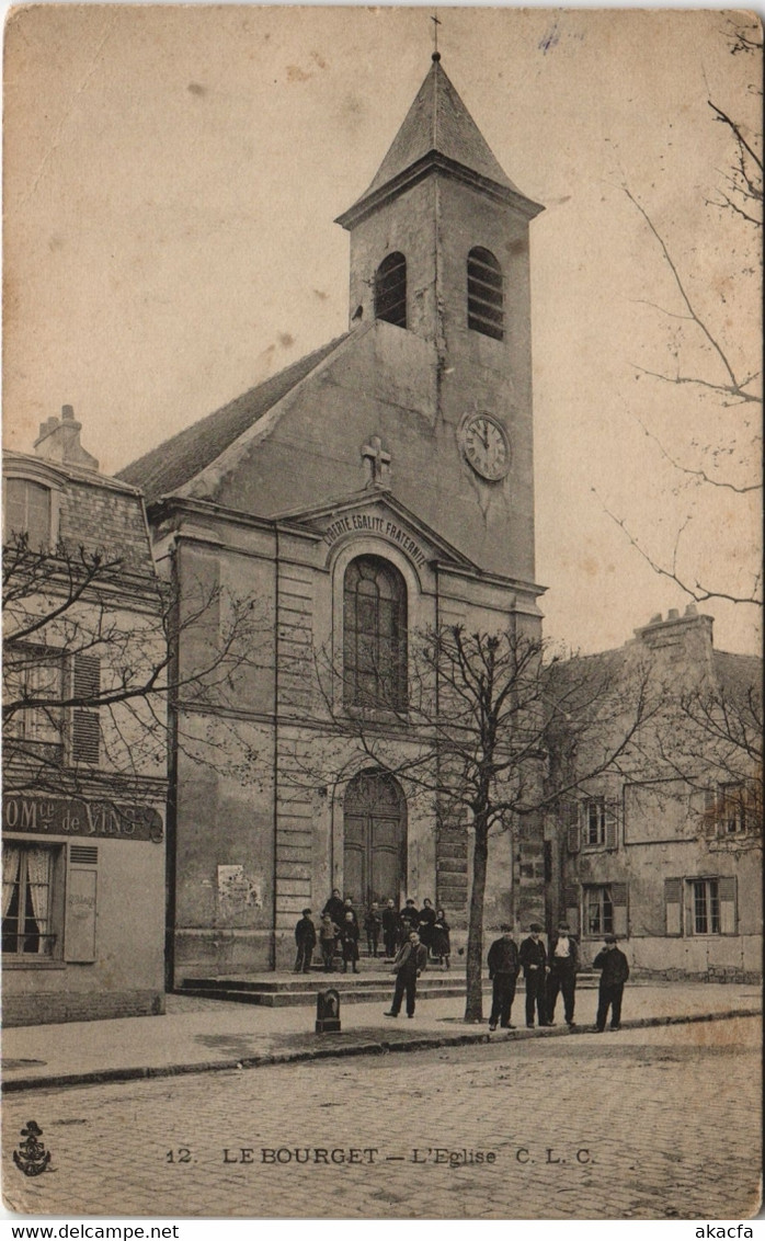 CPA LE BOURGET- L'Eglise (124180)