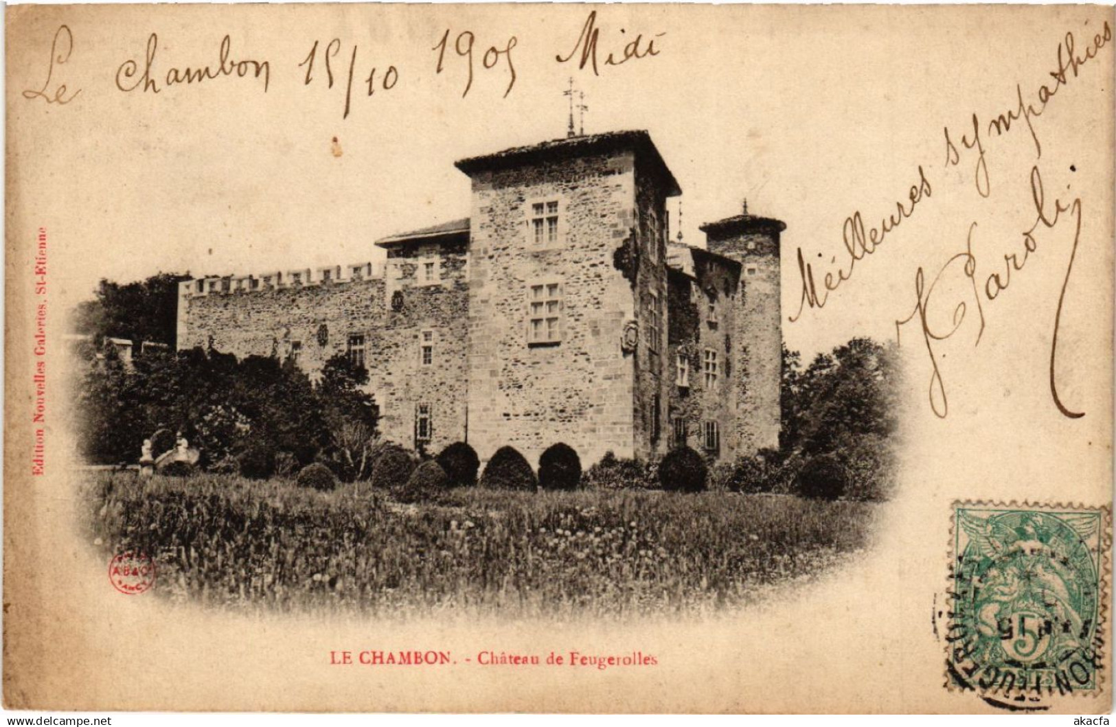 CPA Le CHAMBON - Chateau de FEUGEROLLES (510336)