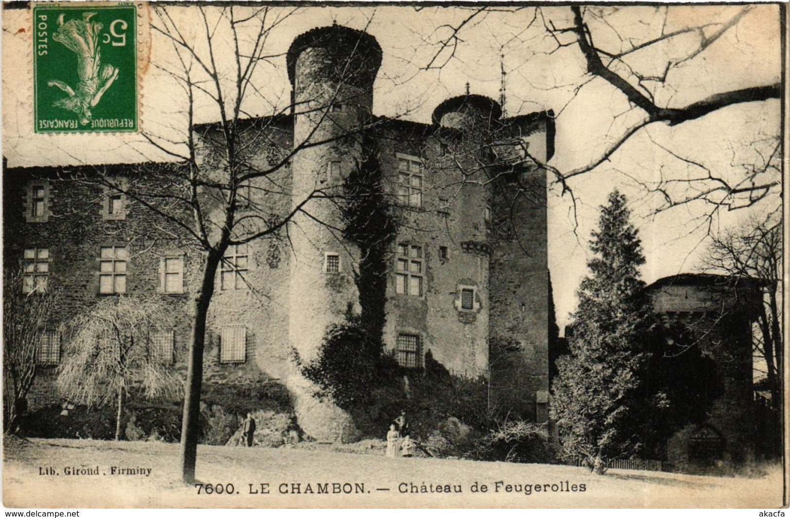 CPA Le Chambon- Chateau de Feugerolles FRANCE (907032)