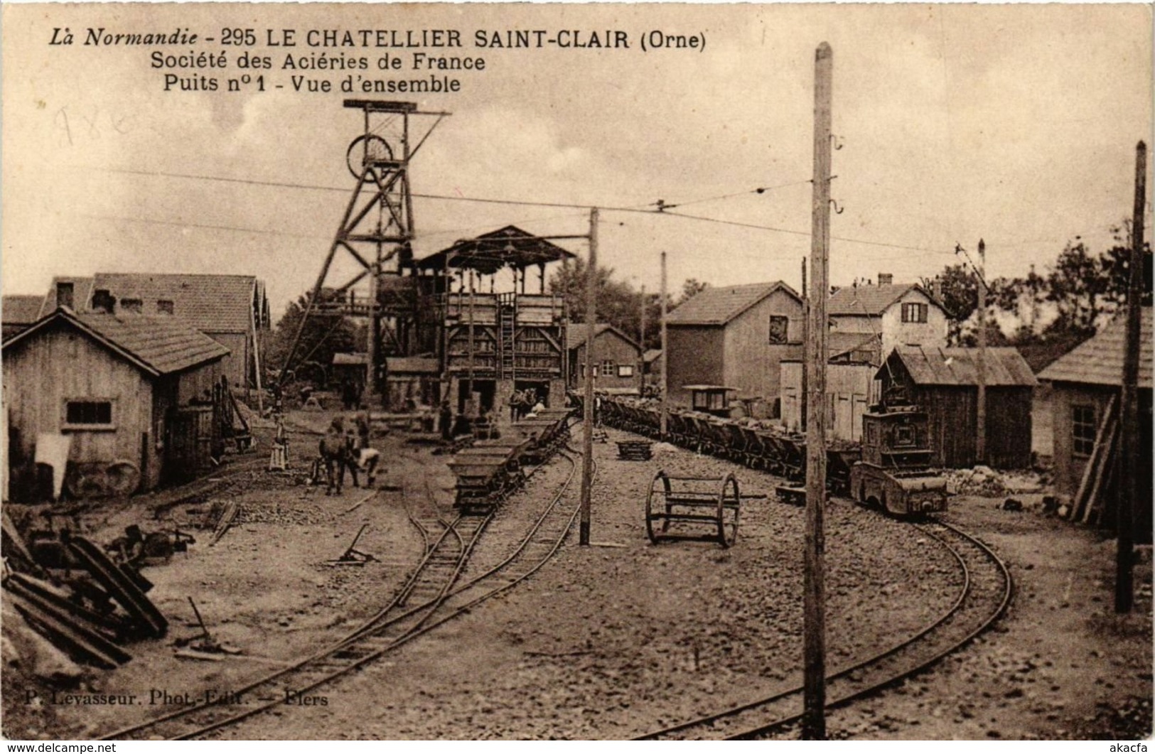 CPA Le Chatellier St-Clair Societe des Acieries de France Puits no 1 (259370)