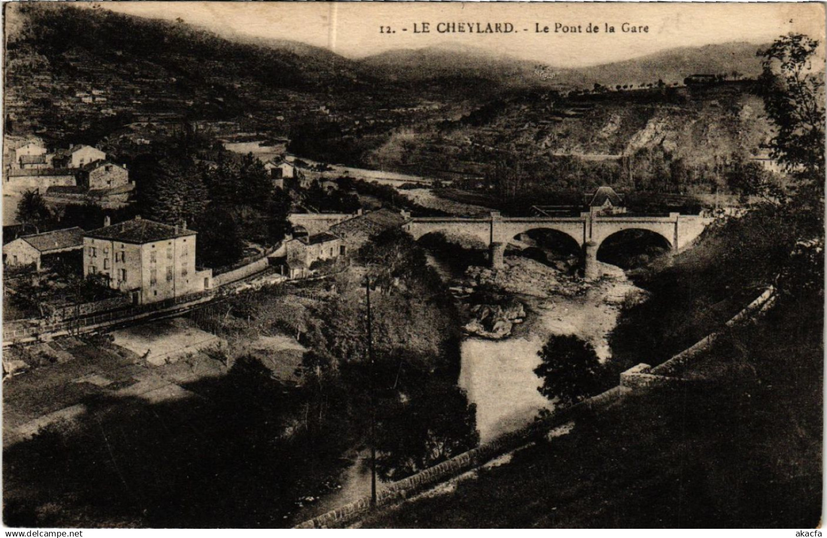 CPA Le CHEYLARD - Le Pont de la Gare (484889)