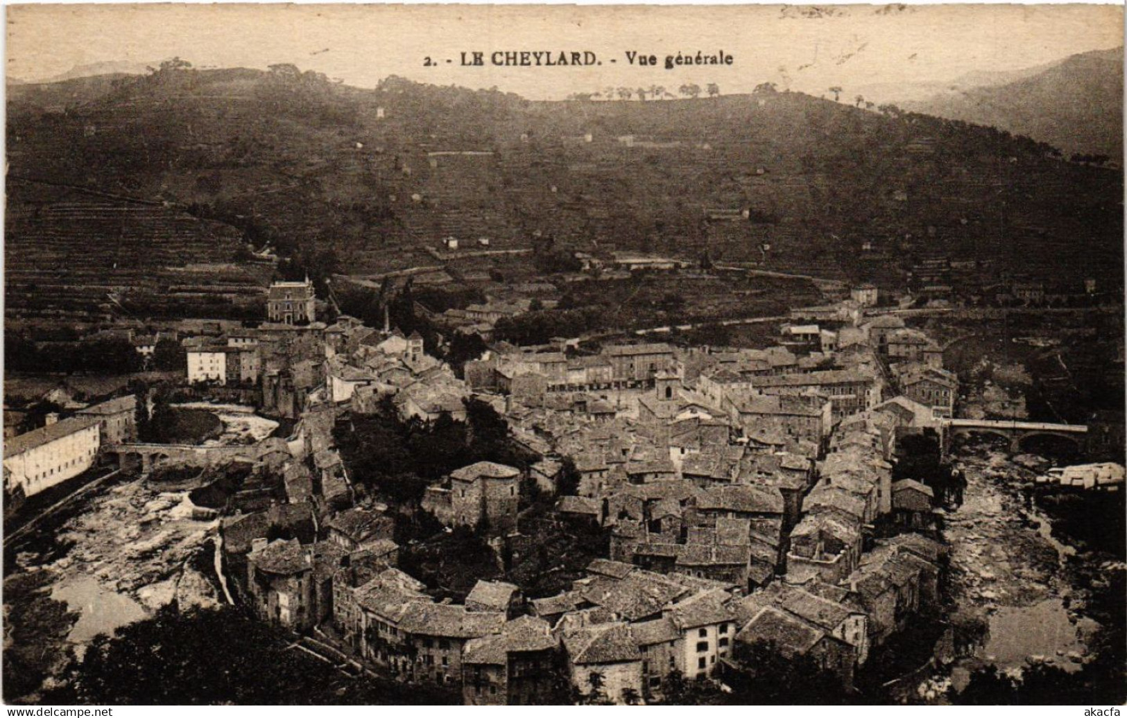 CPA Le CHEYLARD - Vue générale (484859)