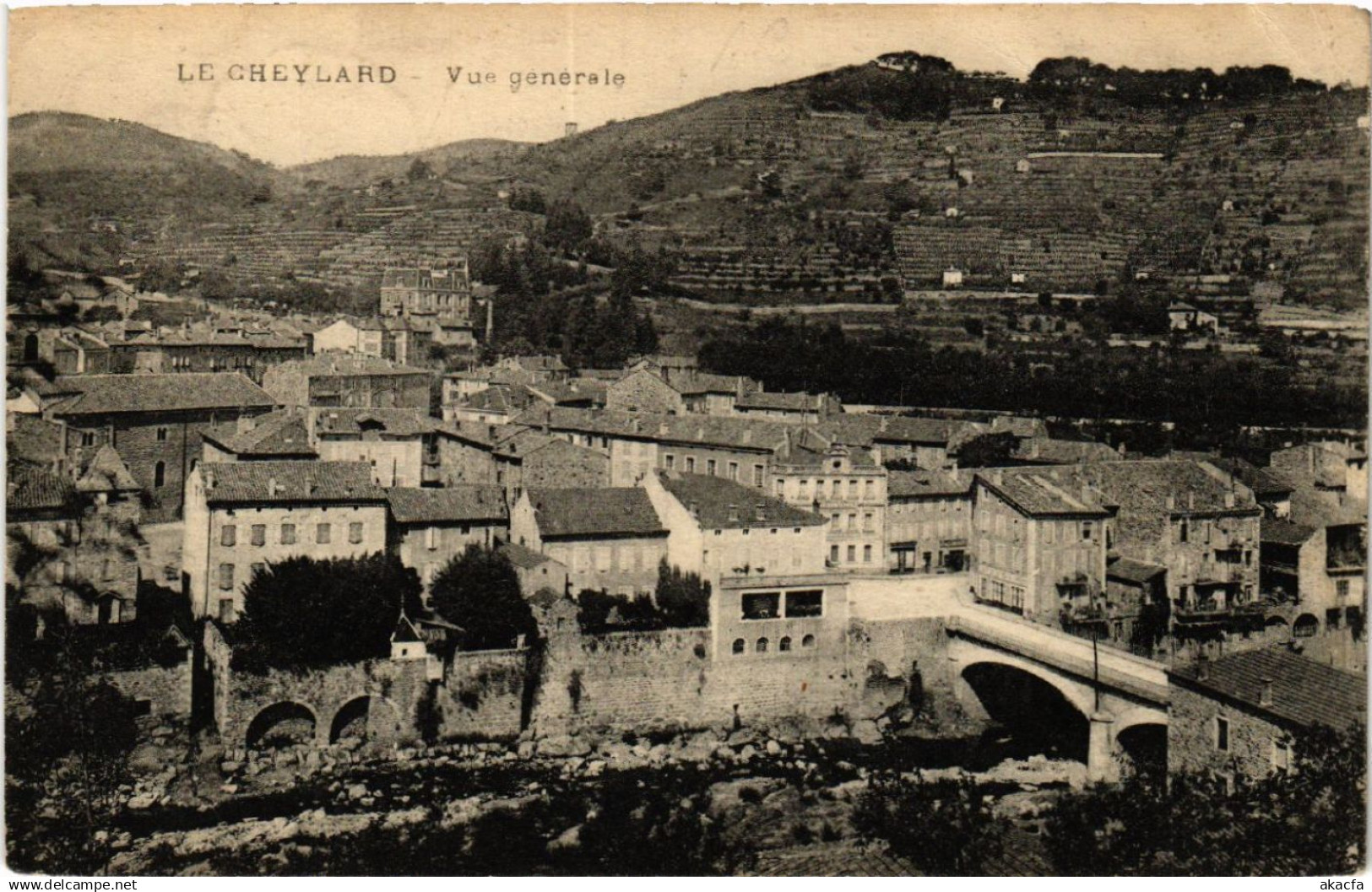 CPA Le CHEYLARD - Vue générale (484873)