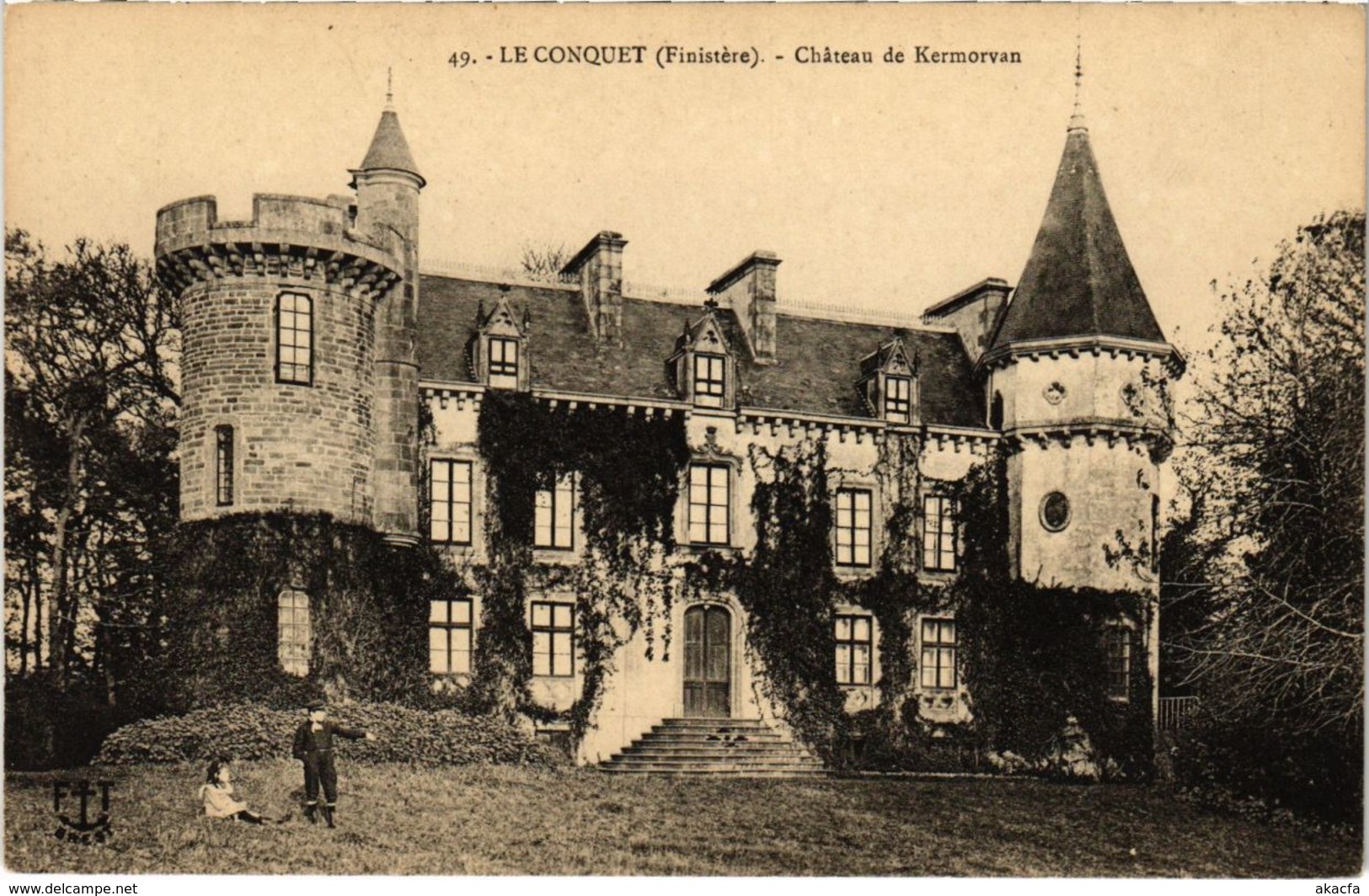 CPA Le Conquet - Chateau de Kermorvan (1033403)