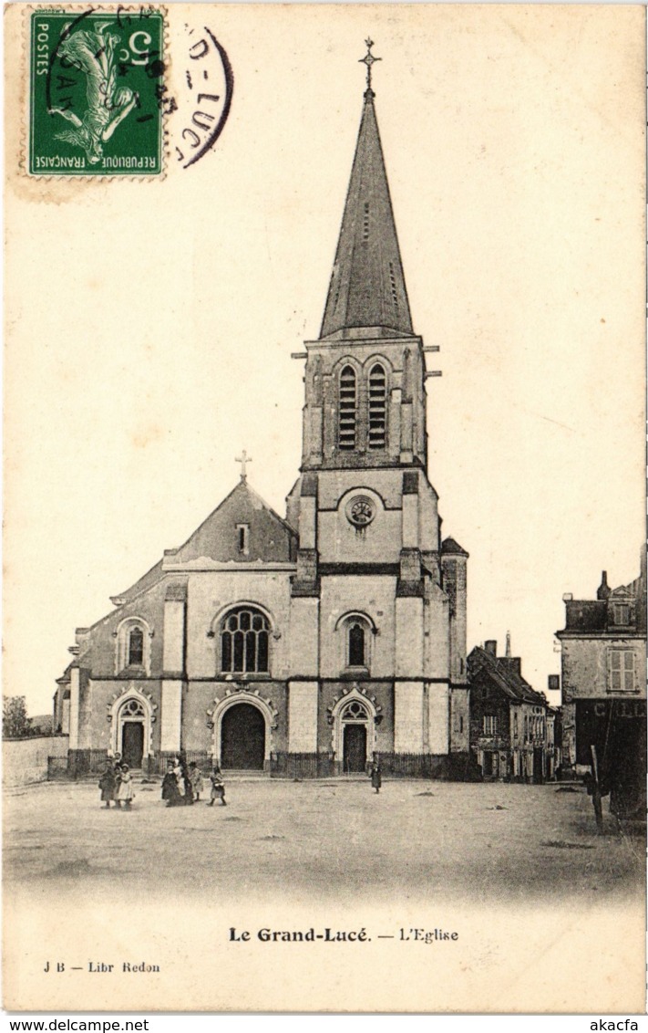 CPA Le Grand-Lucé - L'Eglise (112317)