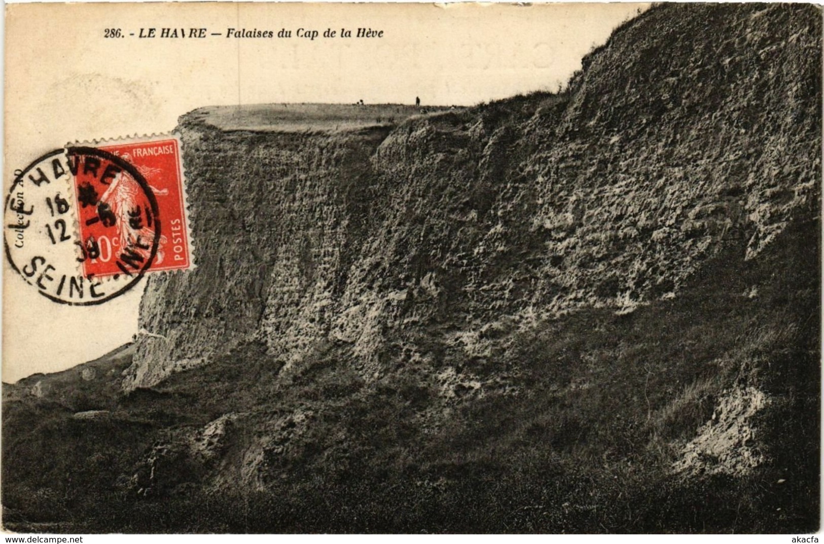 CPA Le HAVRE-Falaises du Cap de la Heve (348598)