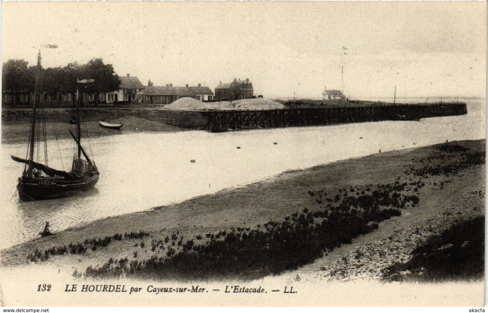 CPA Le HOURDEL par CAYEUX-sur-MER - L'Estacade (295260)