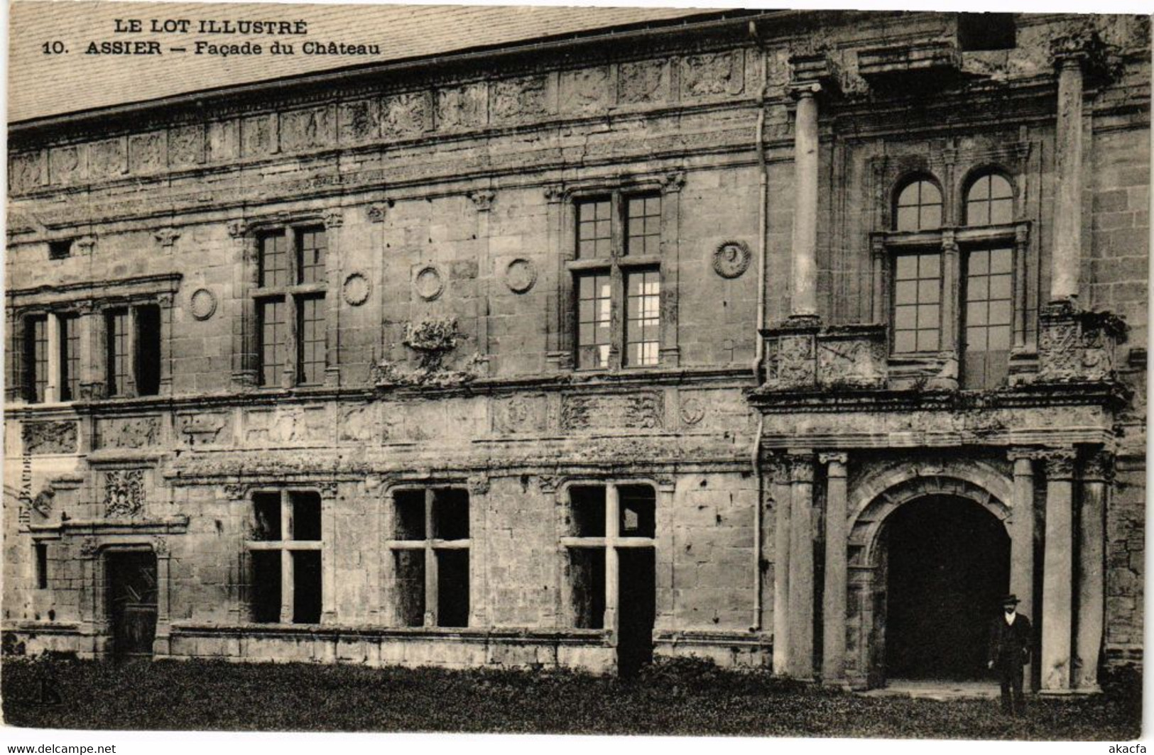 CPA Le Lot Illustre - ASSIER - Facade du Chateau (223355)