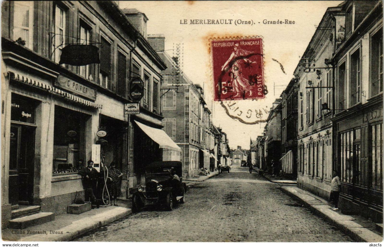 CPA Le Merlerault Orne - Grande Rue (800320)