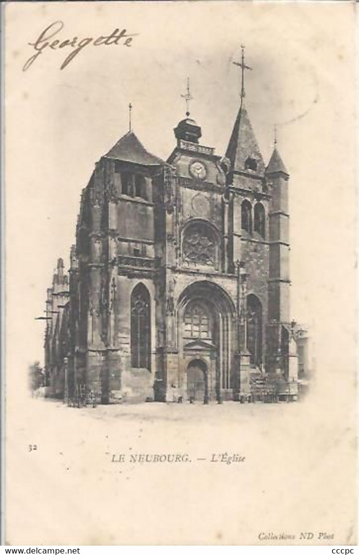 CPA Le Neubourg L'eglise