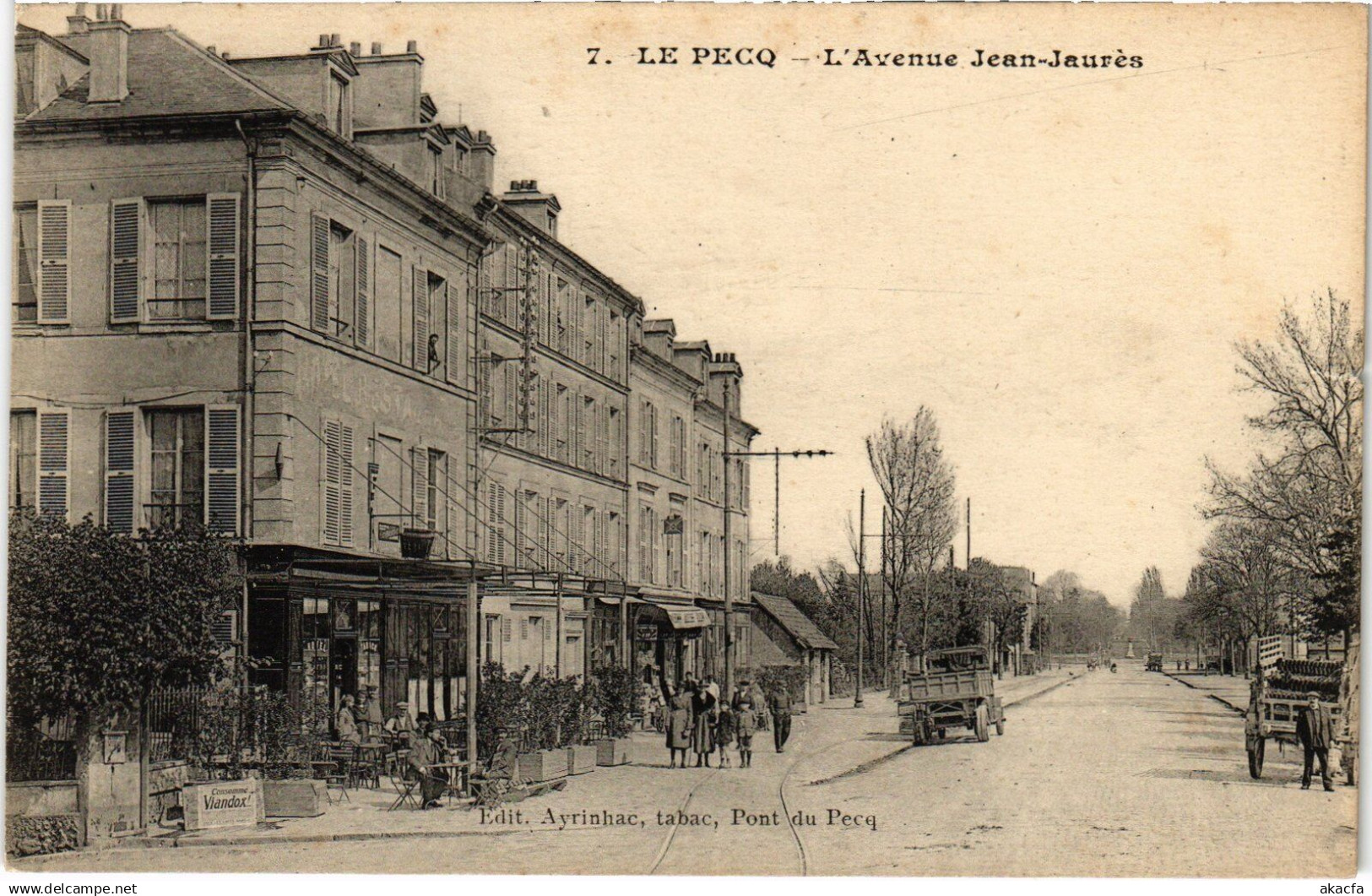 CPA Le Pecq Avenue Jean-Jaures (1276631)