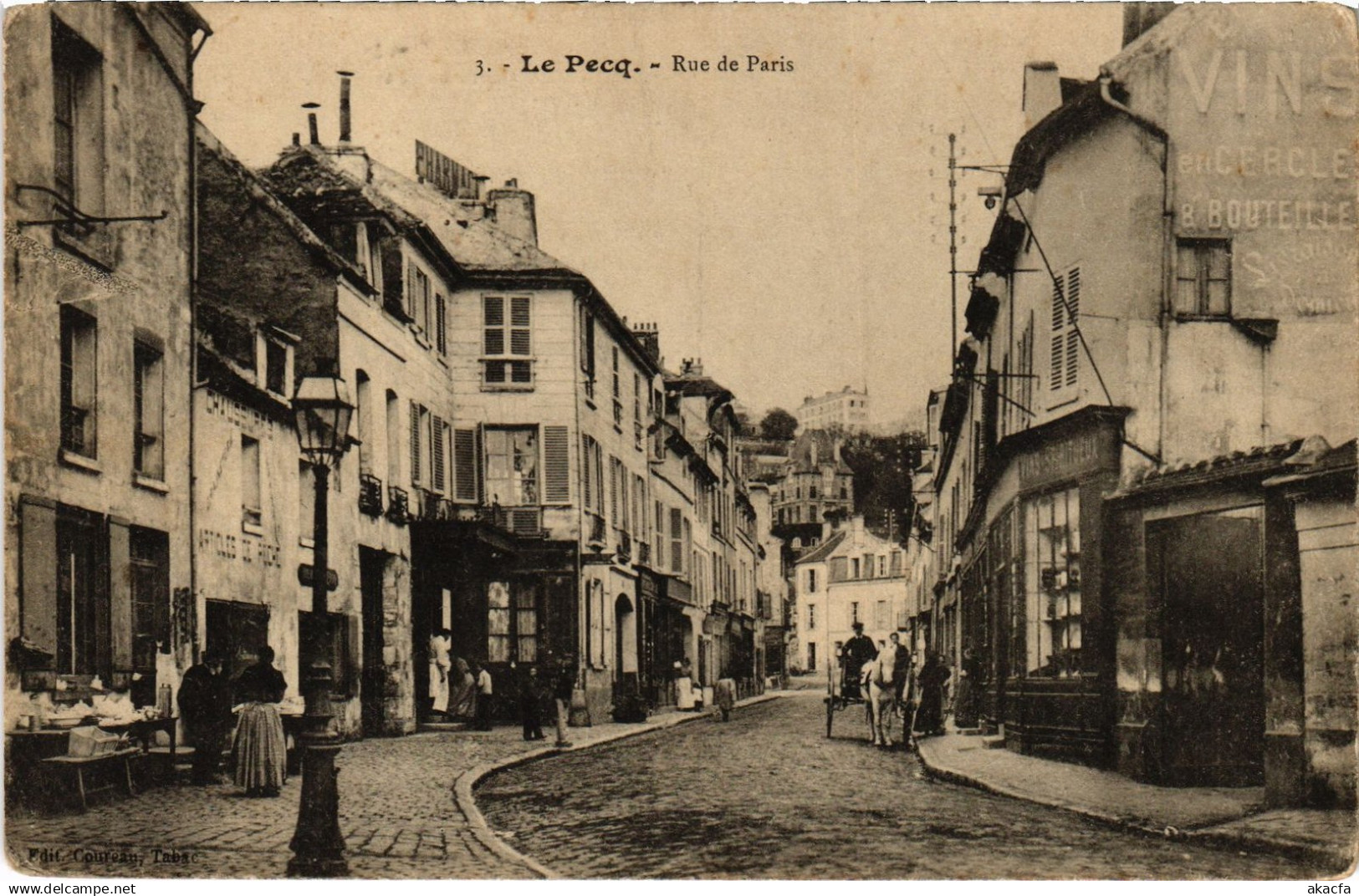 CPA Le Pecq Rue de Paris (1391946)