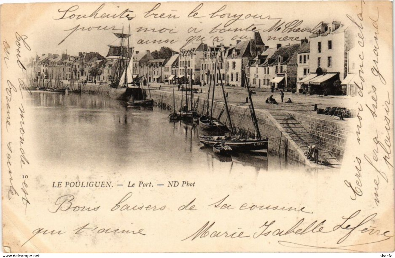 CPA Le POULIGUEN - Le Port (242732)