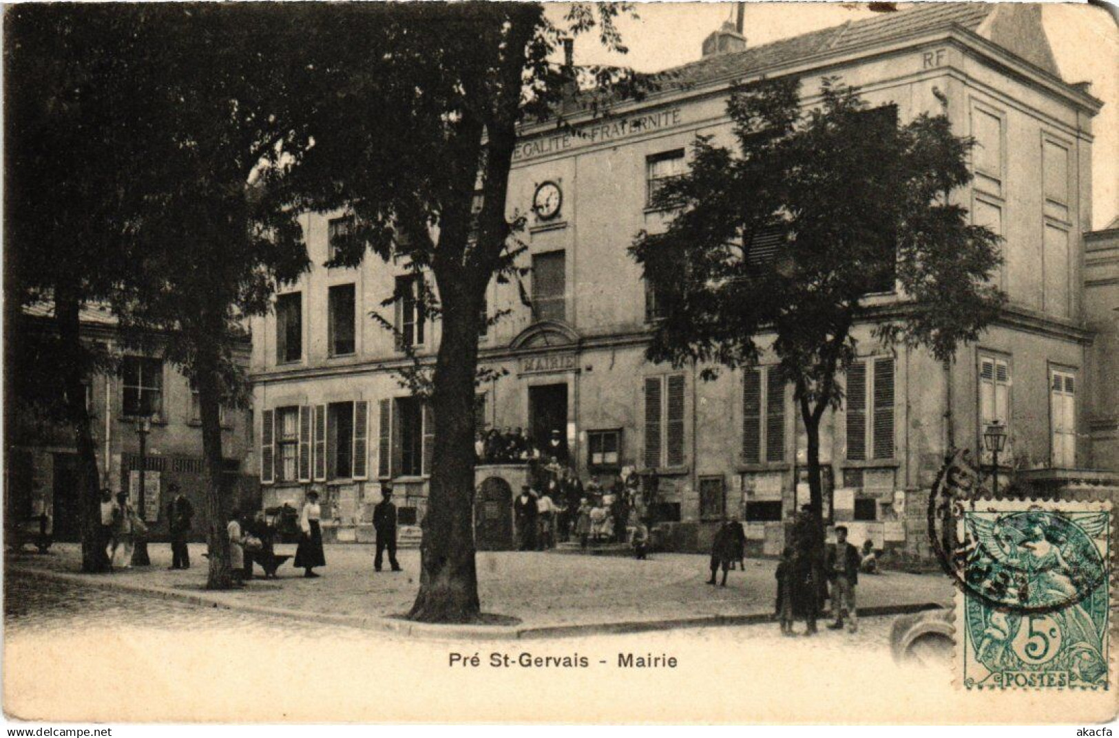 CPA LE PRE-SAINT-GERVAIS Mairie (1353849)