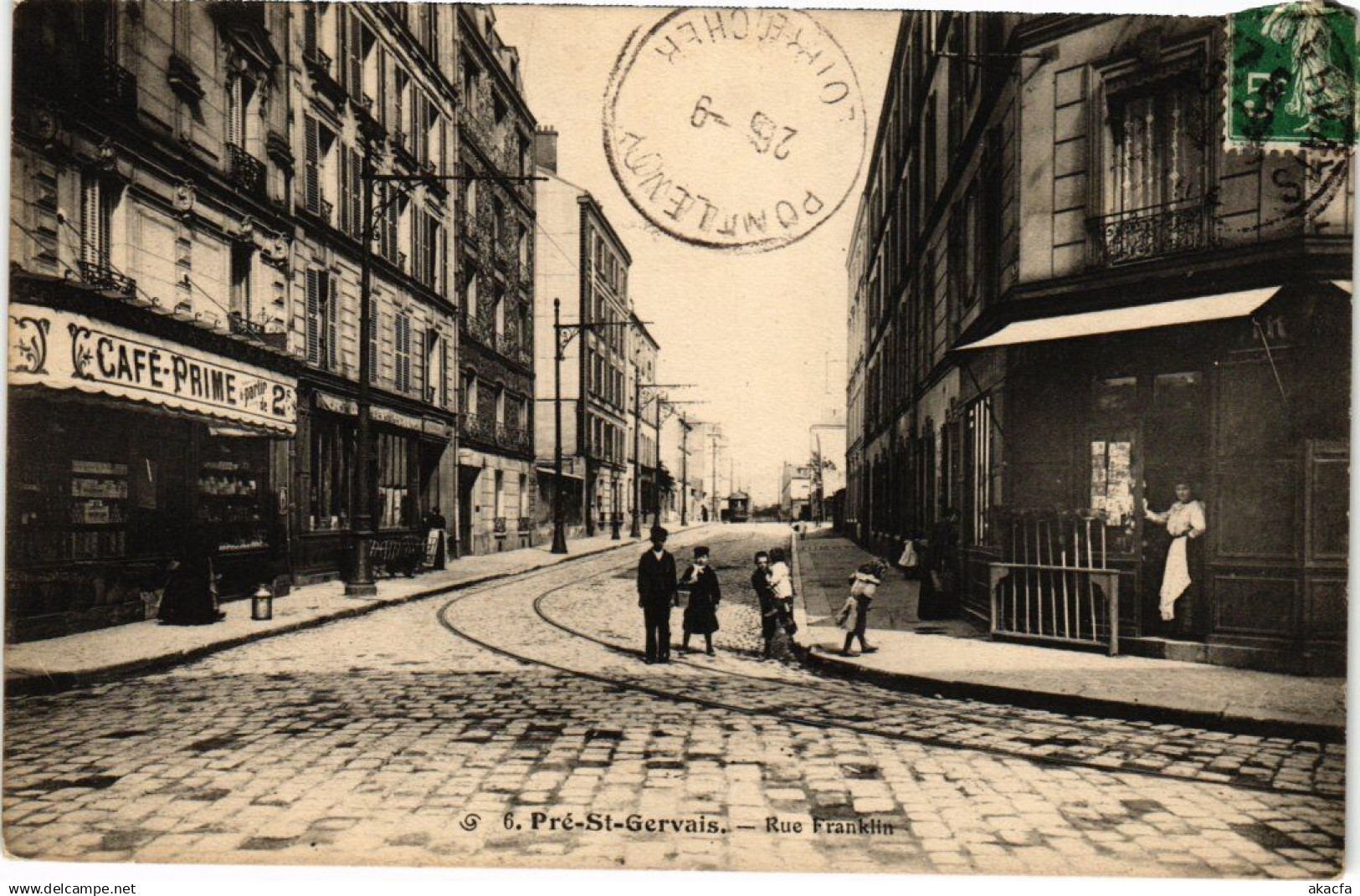 CPA LE PRE-SAINT-GERVAIS Rue Franklin (1352979)