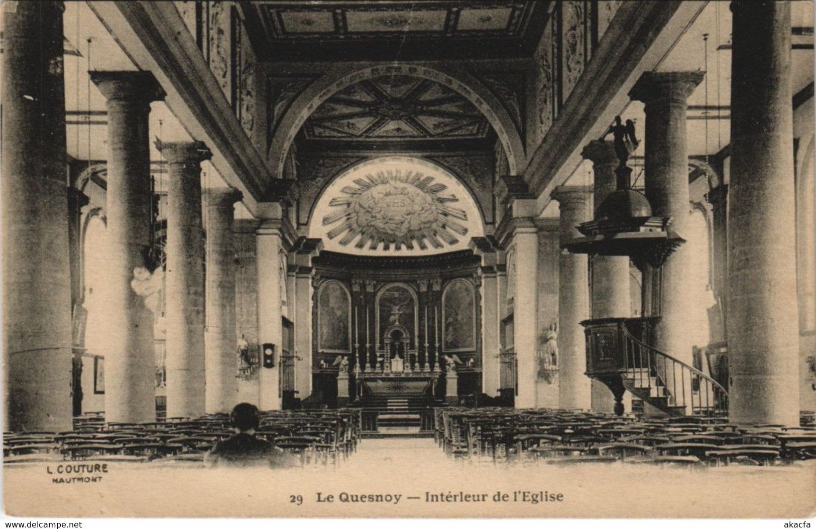 CPA Le QUESNOY - Interieur de l'Église (135970)