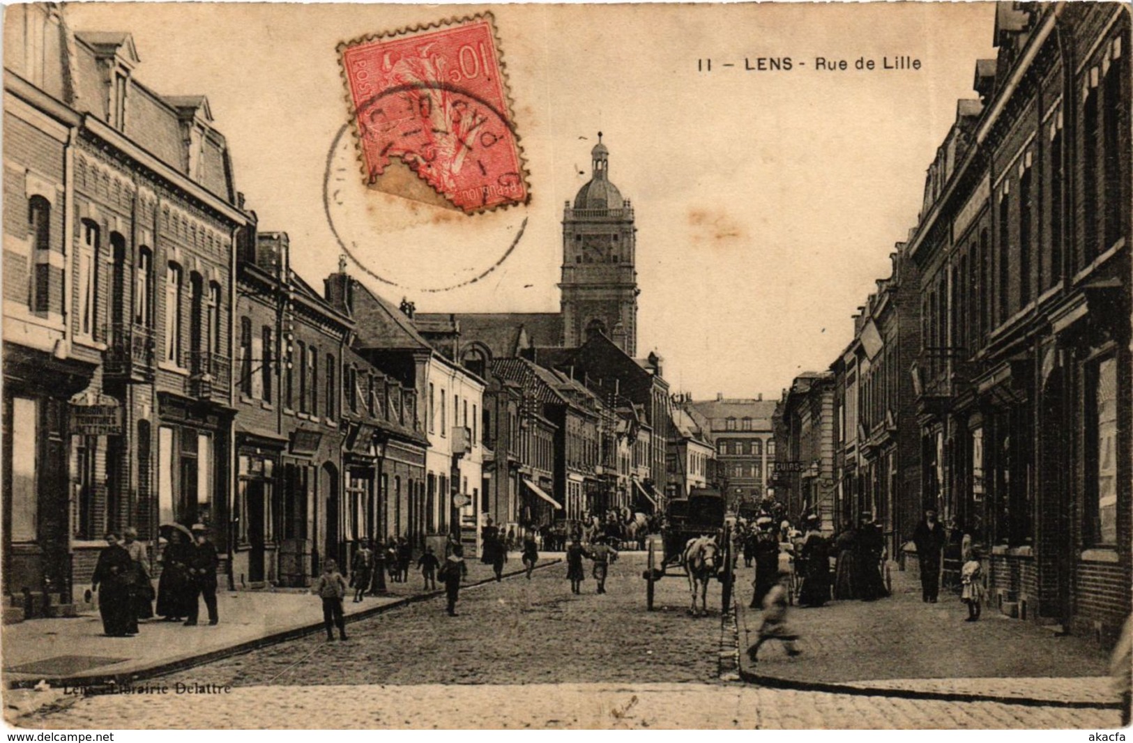 CPA LENS - Rue de LILLE (976405)